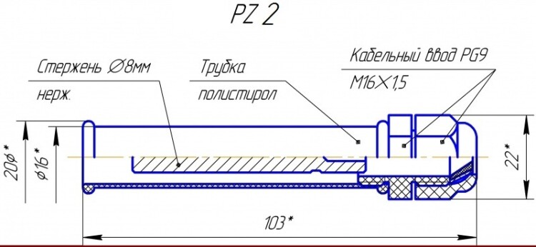 Реле контроля уровня PZ-829 (2-х уровневое)