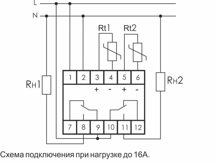 Регулятор температуры микропроцессорный CRT-03  -10 до +250°С,многофункциональный, датчики в компл.