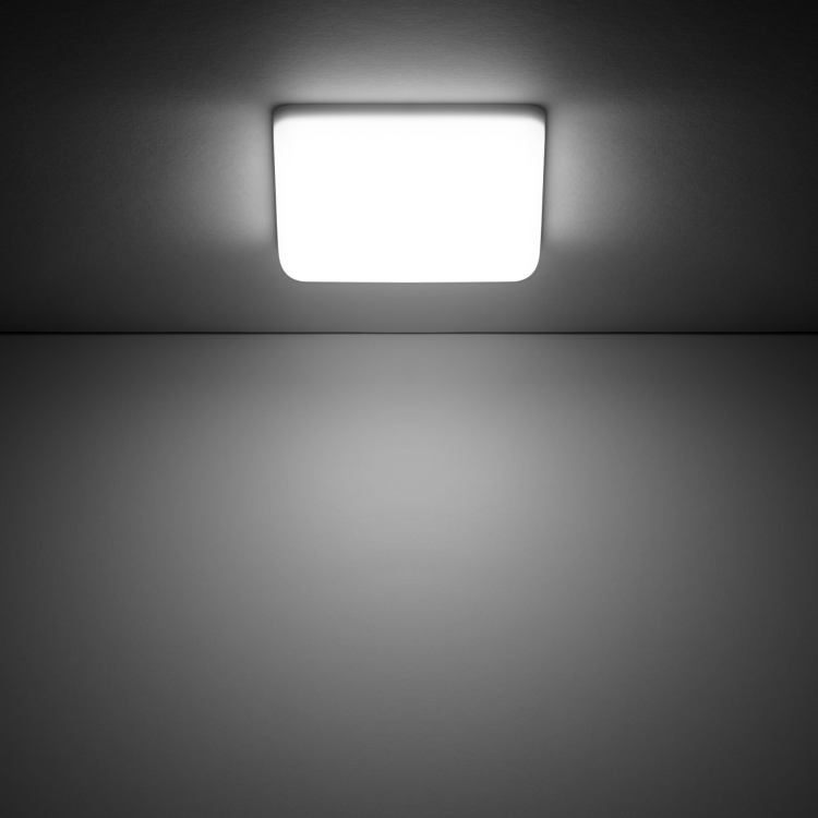 Светильник Downlight (LED) 9Вт 900лм 4000К IP20 бел 90х90х27мм квадрат Frameless Gauss