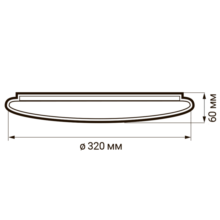 Светильник настенно-потолочный (LED) 24 Вт 6500К IP20 круг бел ASTRA-2 jazzway