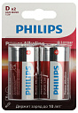 Батарейки Philips LR20P2B/51 D алкалиновые 1 уп= 2 шт. LR20-2BL Power -Батарейки (незаряжаемые элементы питания) - купить по низкой цене в интернет-магазине, характеристики, отзывы | АВС-электро