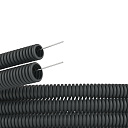 Труба ПНД с протяжкой гибкая легкая 25 мм черная ДКС-Трубы для прокладки кабеля - купить по низкой цене в интернет-магазине, характеристики, отзывы | АВС-электро