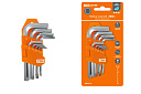 Набор ключей "HEX" 9 шт.: 1.5-10 мм, короткие, (держатель в блистере), CR-V сталь "Алмаз" TDM-Ключи - купить по низкой цене в интернет-магазине, характеристики, отзывы | АВС-электро