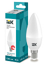 Лампа светодиод. (LED) Свеча Е14  5Вт 450лм 4000К 230В матов. IEK-Лампы светодиодные - купить по низкой цене в интернет-магазине, характеристики, отзывы | АВС-электро