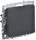 Выключатель 1-кл. 10А ВС10-1-0-БрГ графит ИЭК BRITE-Выключатели, переключатели - купить по низкой цене в интернет-магазине, характеристики, отзывы | АВС-электро