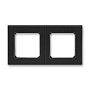 Рамка 2-мест. антрацит/дымчат. чёрный LEVIT-Рамки для ЭУИ - купить по низкой цене в интернет-магазине, характеристики, отзывы | АВС-электро
