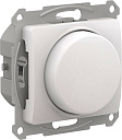 Светорегулятор повор-нажим, LED, RC, 400Вт, мех.,  перламутр GLOSSA-Диммеры (светорегуляторы) - купить по низкой цене в интернет-магазине, характеристики, отзывы | АВС-электро