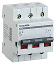 Выключатель нагрузки (мини-рубильник) ВН-32 3Р 25А GENERICA-Модульные выключатели нагрузки - купить по низкой цене в интернет-магазине, характеристики, отзывы | АВС-электро