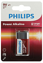Батарейка Philips 6LR61P1B/51 крона алкалиновая 9V 1 уп=1 шт  6LR61/9V-1BL Power-Батарейки (незаряжаемые элементы питания) - купить по низкой цене в интернет-магазине, характеристики, отзывы | АВС-электро