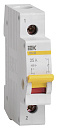 Выключатель нагрузки (минирубильник) ВН-32 1Р 25А ИЭК-Модульные выключатели нагрузки - купить по низкой цене в интернет-магазине, характеристики, отзывы | АВС-электро