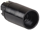 Патрон Е14 карболитовый подвесной гладкий чёрный IEK-Светотехника - купить по низкой цене в интернет-магазине, характеристики, отзывы | АВС-электро