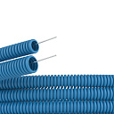 Труба ППЛ гибкая гофр. д.16мм, лёгкая с протяжкой, 100м, цвет синий-Трубы для прокладки кабеля - купить по низкой цене в интернет-магазине, характеристики, отзывы | АВС-электро