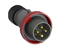 Вилка 3P+E 32A IP67 ABB Easy&Safe-Промышленные разъемы - купить по низкой цене в интернет-магазине, характеристики, отзывы | АВС-электро