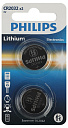Эл-т питания диск. литий CR2032 3В (уп.=2 шт.) Philips-Батарейки (незаряжаемые элементы питания) - купить по низкой цене в интернет-магазине, характеристики, отзывы | АВС-электро
