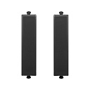 Комплект модульных заглушек "Avanti", "Черный матовый", 0,5 модуля 2 штуки-Накладки и вставки для ЭУИ - купить по низкой цене в интернет-магазине, характеристики, отзывы | АВС-электро